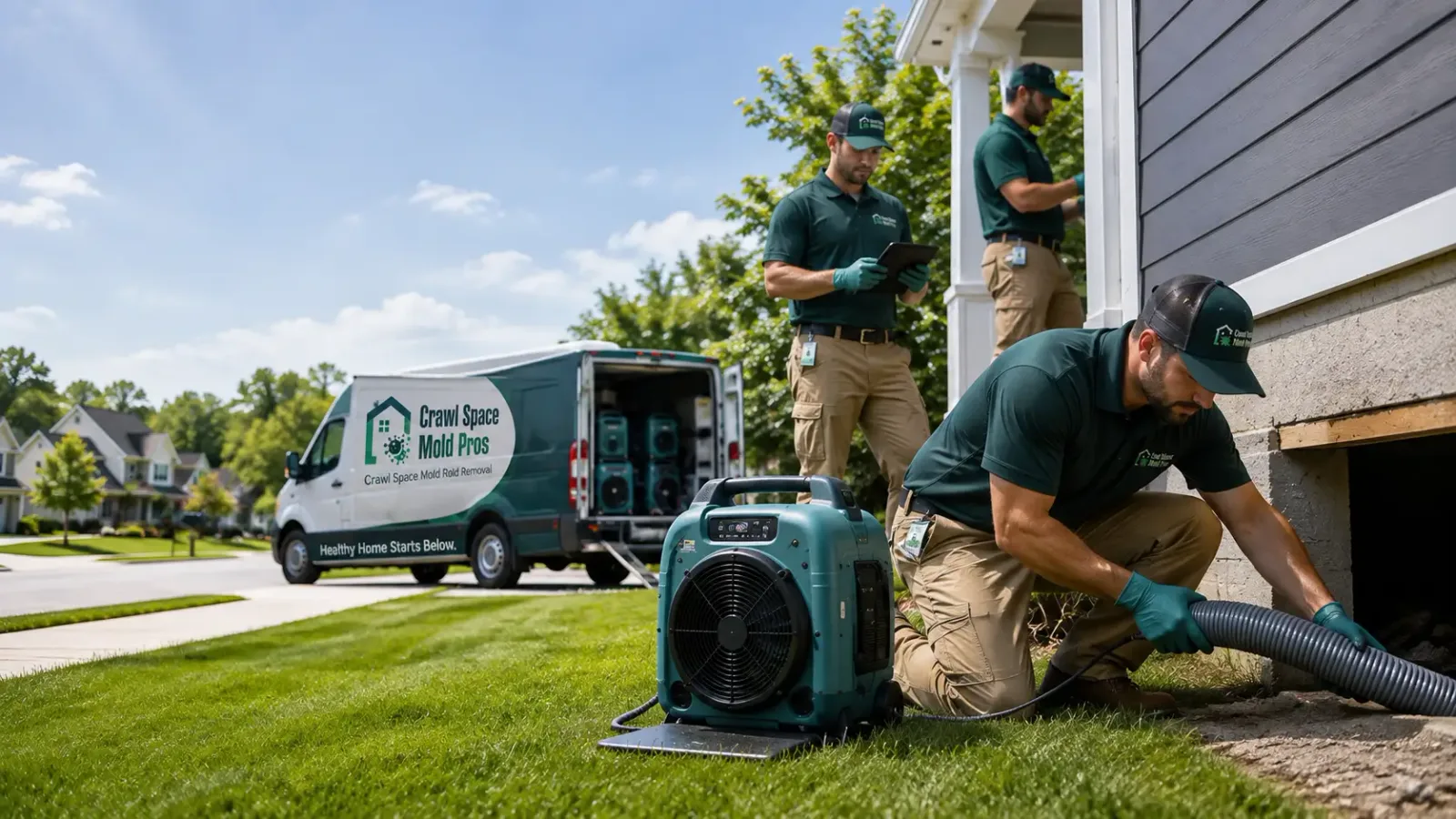 Crawl Space Mold Removal in Woodland, WA